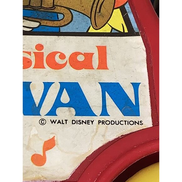 Vtg Mickeys Musical Parade Van Music Walt Disney LJN Toy Hong Kong Works - Picture 8 of 12